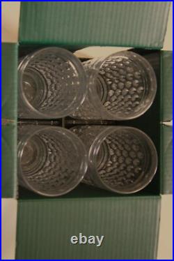 NIB RLL Ralph Lauren Aston Highball 13.5 Oz Set Of 4 Crystal Glass Glasses