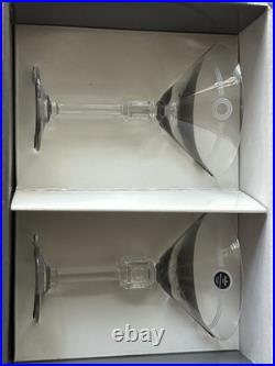 NIB-Rosenthal Celebration Large Crystal Martini Glasses-Set of 2