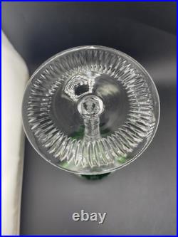 Nachtmann Bohemian Hock Wine Glasses Set 4 Cut Crystal Grapes Colored