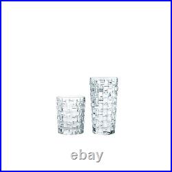 Nachtmann Bossa Nova 12-Piece Mixed Drinkware Set, 6 Long Drink Glasses -Clear