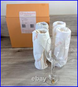 Nachtmann Pallina White Wine Large Fine Crystal Glasses Set of 5 24 % Lead