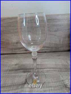 Nachtmann Pallina White Wine Large Fine Crystal Glasses Set of 5 24 % Lead