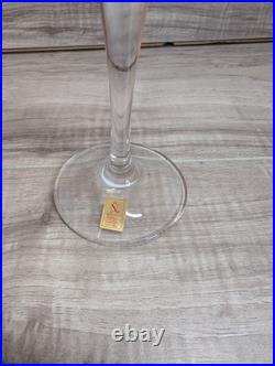 Nachtmann Pallina White Wine Large Fine Crystal Glasses Set of 5 24 % Lead