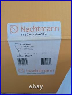 Nachtmann Pallina White Wine Large Fine Crystal Glasses Set of 5 24 % Lead