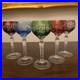 Nachtmann Traube Cut to Clear Crystal Cordial Liqueur Glasses Set 5 Multicolor