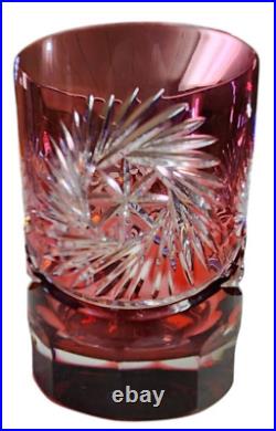 Nachtmann Traube Cut to Clear Crystal Whiskey Glasses Set of 5! Excellent Cond