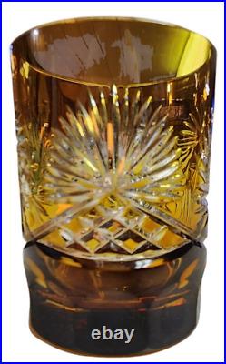 Nachtmann Traube Cut to Clear Crystal Whiskey Glasses Set of 5! Excellent Cond