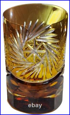 Nachtmann Traube Cut to Clear Crystal Whiskey Glasses Set of 5! Excellent Cond