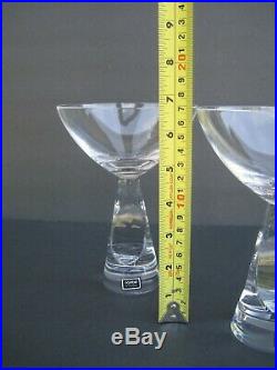 Nambe Crystal Chill Martini Glass, Set of 2