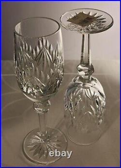 New Fluted Champagne Glasses KIMBERLY Pattern by Waterford Crystal (Set of Two)