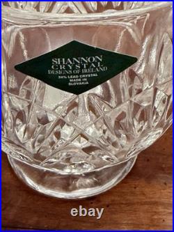 New Godinger Shannon Crystal Freedom Punch Bowl Set 13 Pcs (Bowl & 12 Cups)