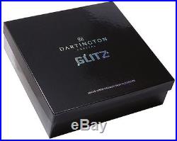 New boxed Dartington Crystal Glitz carafe & wine glass set & Swarovski elements
