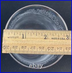 NewithUsed Lenox Moonspun Hand EtchedCrystal Glasses-Set of 43- with Platinum Rim