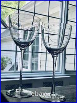 Noritake Crystal Glasses in Eternal Wave Set of 24 BRAND NEW withSTICKERS STILL ON