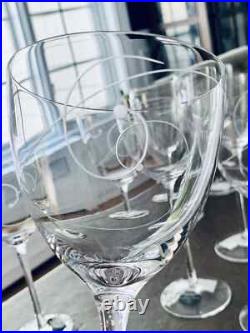 Noritake Crystal Glasses in Eternal Wave Set of 24 BRAND NEW withSTICKERS STILL ON