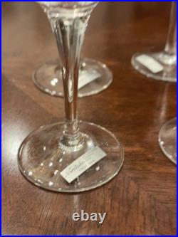 Noritake Troy Set Of 8 Gold Rimmed Wine Glasses. New With Tags