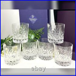 Old Fashioned Glasses Edinburgh Crystal Tay Whiskey Glasses Original Box Set 6