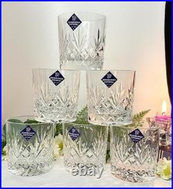 Old Fashioned Glasses Edinburgh Crystal Tay Whiskey Glasses Original Box Set 6