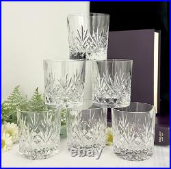 Old Fashioned Glasses Edinburgh Crystal Tay Whiskey Glasses Original Box Set 6