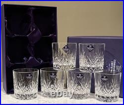 Old Fashioned Glasses Edinburgh Crystal Tay Whiskey Glasses Original Box Set 6