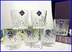 Old Fashioned Glasses Edinburgh Crystal Tay Whiskey Glasses Original Box Set 6