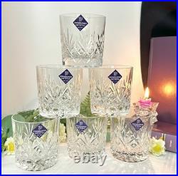 Old Fashioned Glasses Edinburgh Crystal Tay Whiskey Glasses Original Box Set 6