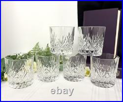 Old Fashioned Glasses Edinburgh Crystal Tay Whiskey Glasses Original Box Set 6