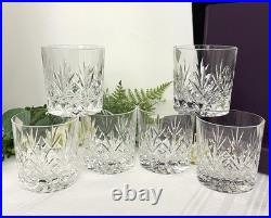 Old Fashioned Glasses Edinburgh Crystal Tay Whiskey Glasses Original Box Set 6
