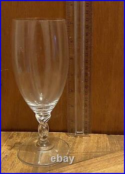Oneida Toujours Set/9 Crystal Iced Tea Glasses