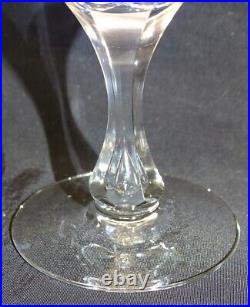 Orrefors Coronation Set of 8 Water Goblets Air Bubble Stem Sweden