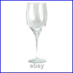 Orrefors Crystal Illusion Clear 7-1/2 Claret Wine Glasses, Set of 8
