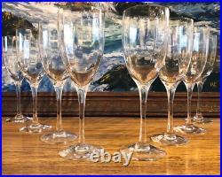 Orrefors Crystal Optica Symphony Claret Wine Glass 8 1/4 Set of 8