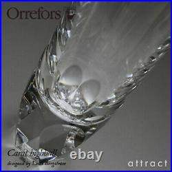Orrefors Designer Glassware Highball Drinking Glass Drinkware Set of 2 Clear
