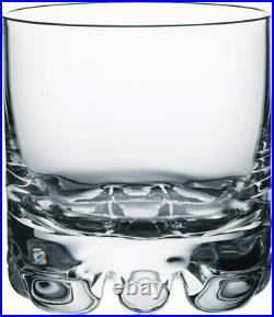 Orrefors Erik 12 Ounce Double Old Fashioned Glasses, Set of 4 Clear
