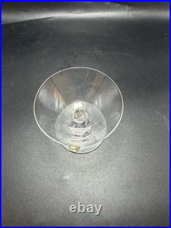 Orrefors Small Liqueur Crystal Glasses Pattern ORR67 Set of 4 Made in Sweden