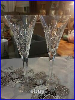 PRISTINE Waterford Crystal Millenium Collection 10pc. Set Of Toasting FlutesNIB