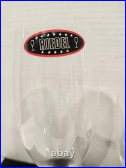 Pair RIEDEL Sommeliers Champagner 4400/8 Crystal Wine Stem Glasses Brand New NIB