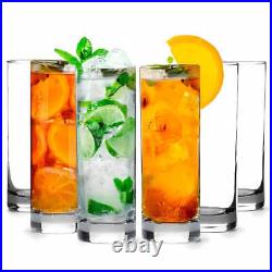 Premium Highball Collins Glasses Set of 6 12oz/15oz