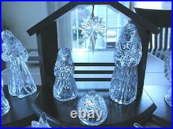 Princess House 15-pc Nativity Set Lead Crystal