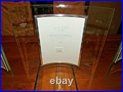 Princess House Heritage 6276A 6276B 6276C Curved Crystal Picture Frame Set of 3