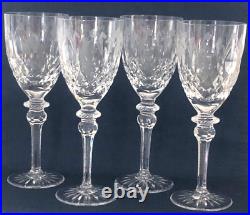 QUEEN Rogaska Crystal Wine Glasses Set of 4 Retired