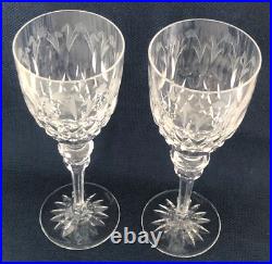 QUEEN Rogaska Crystal Wine Glasses Set of 4 Retired