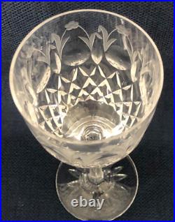 QUEEN Rogaska Crystal Wine Glasses Set of 4 Retired