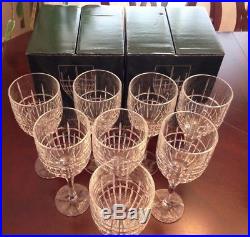 RALPH LAUREN Cocktail Party CRYSTAL WINE GLASSES -(SET OF 8) New In Box