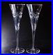 RALPH LAUREN EMPRESS CHAMPAGNE TOASTING FLUTES, Cut Lead Crystal, 2PC SET