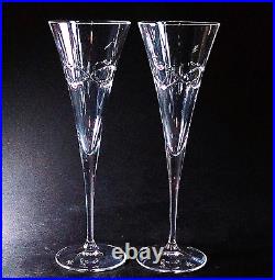 RALPH LAUREN EMPRESS CHAMPAGNE TOASTING FLUTES, Cut Lead Crystal, 2PC SET RALPH LAUREN EMPRESS CHAMPAGNE TOASTING FLUTES, Cut Lead Crystal, 2PC SET
