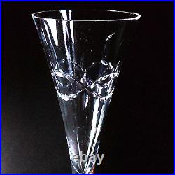 RALPH LAUREN EMPRESS CHAMPAGNE TOASTING FLUTES, Cut Lead Crystal, 2PC SET