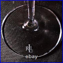 RALPH LAUREN EMPRESS CHAMPAGNE TOASTING FLUTES, Cut Lead Crystal, 2PC SET RALPH LAUREN EMPRESS CHAMPAGNE TOASTING FLUTES, Cut Lead Crystal, 2PC SET