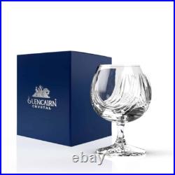 RARE! Glencairn Crystal Studio Montrose Brandy Snifter Glass Set of 2 Hand Cut RARE! Glencairn Crystal Studio Montrose Brandy Snifter Glass Set of 2 Hand Cut