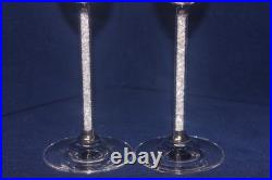 RARE Lenox Jubilee Crystals in Stem Champagne Toasting Flutes, Sold In Sets of 2
